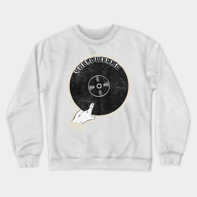 Yellowcard Grab Vinyl Crewneck Sweatshirt by PASAR.TEMPEL